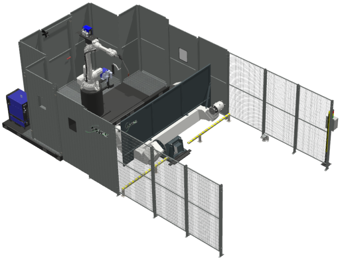 Indexing H-Frame Weld Cell – Midwest Engineered Systems