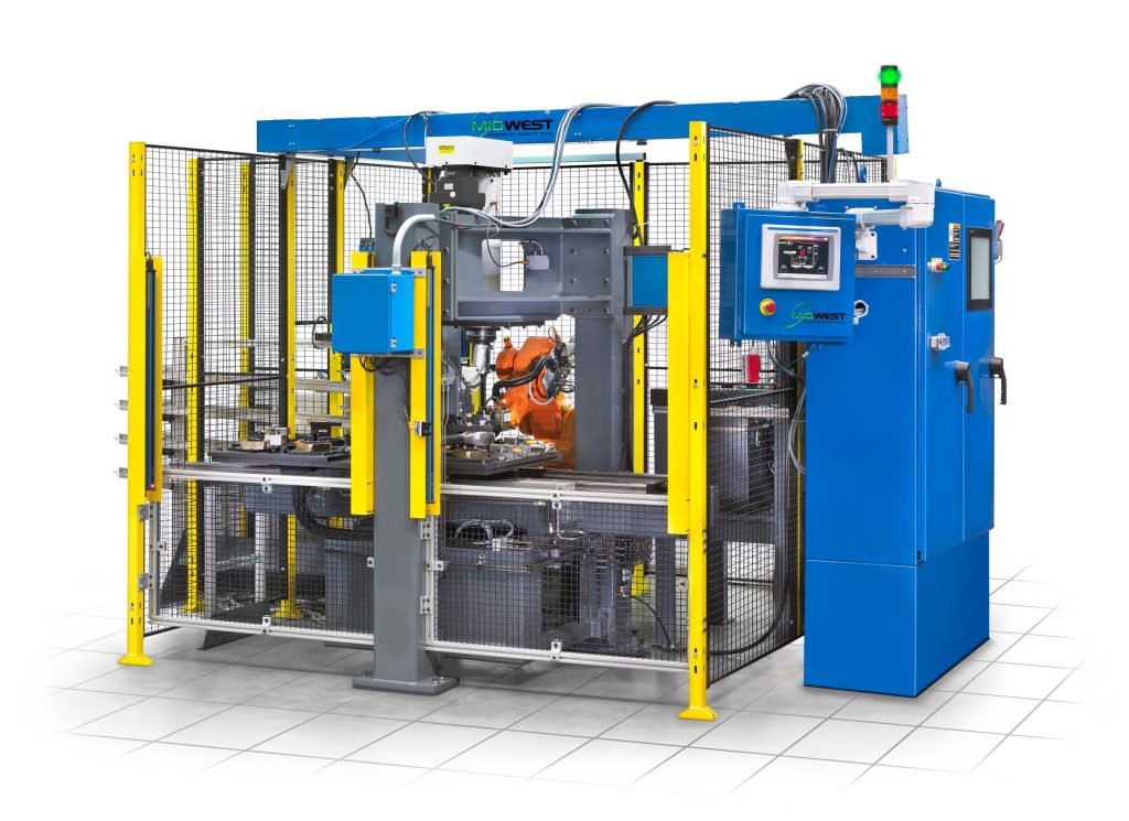 Robotic Connecting Rod Deburring Line